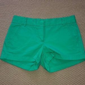Kelly Green J. Crew Chino Shorts